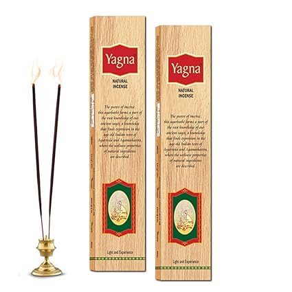 Cycle Pure Agarbathies Dual Pack Yagna Incense Sticks 30 Nos Each Fragrances Extracted from Natural and Pure Ingredients