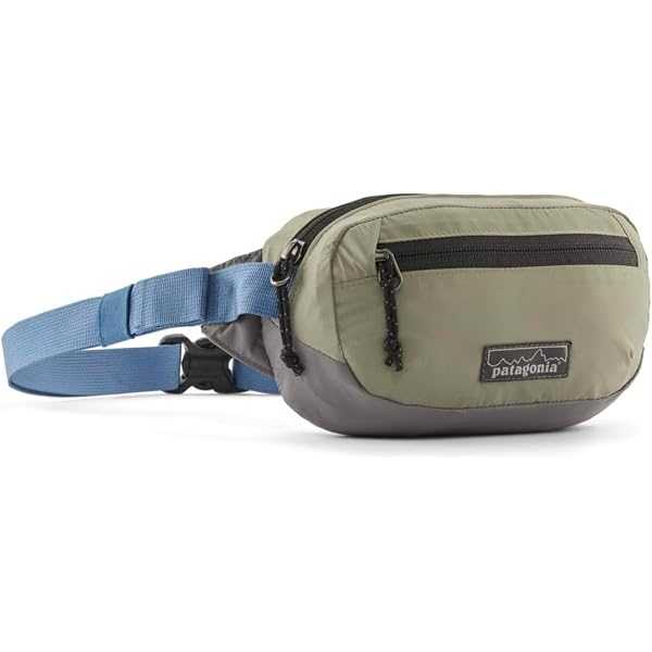 PATAGONIA MINI HIP PACK ULTRALIGHT BLACK FURO 1L, Verde Nouveau