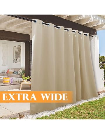 Amazon Com Outdoor Curtains Patio Lawn Garden