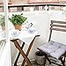 GTIDEA 4pcs Artificial Boxwood Bushes Fake Shrubs Plastic Greenery Plants House Office Garden Patio Yard Indoor Outdoor Decor