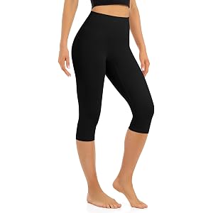 Womens Leggings No Front Seam High Waisted Workout Soft Yoga Pants