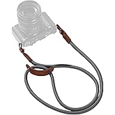 SMALLRIG Rope Camera Neck Shoulder Strap, Adjustable Braided Shoulder Strap with O-Ring and Leather Pad
