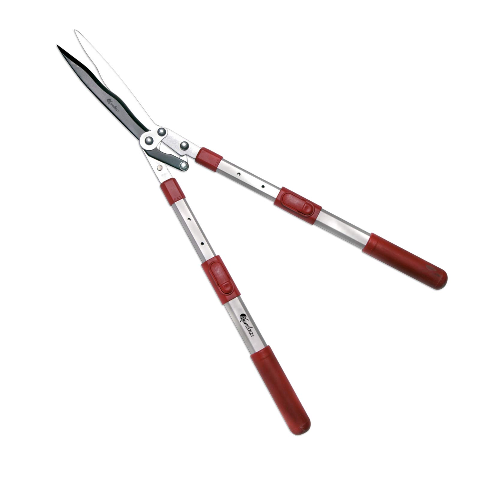 Kamikaze KM-40 Telescopic hedge clipper,Red & Grey