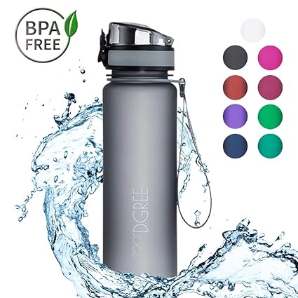 720°DGREE Kinder Trinkflasche Auslaufsicher “uberBottle“ | Wasserflasche, Sportflasche | Für Schule & Sport | BPA-Frei