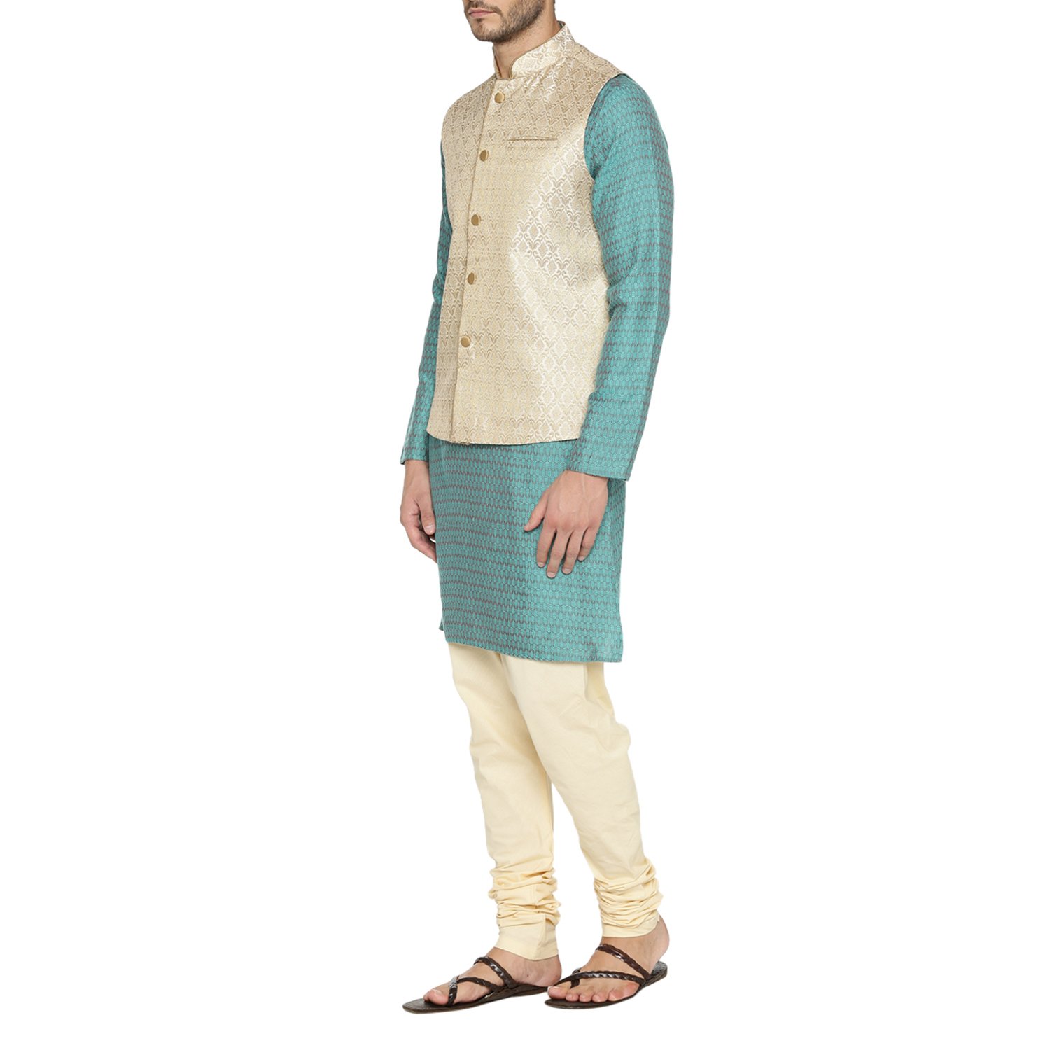 indus route by pantaloons boy's polyester blouson waistcoat