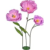 PUIBTOIV 5.8 Ft Giant Artificial Flowers for Decoration,Large EVA Flower Decor,Wedding Arrangements, Birthday Party Banquet Background,Hotel,Office,Window Display(Purple)