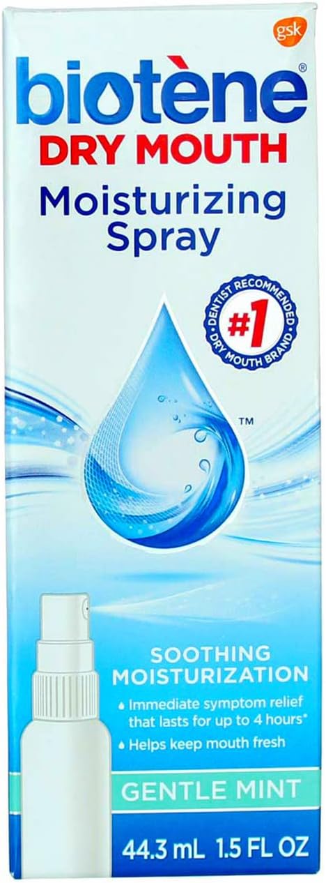 Biotene Mouth Spray Gentle Mint 1.5 Oz Bottle 3 Pack