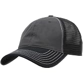 Washed Cotton Unstructured Soft Mesh Adjustable Trucker Baseball Cap