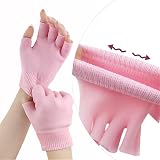 Xemz Pink Moisturizing Gloves Socks Set for Dry Hands Feet Skin Care Repair view 4