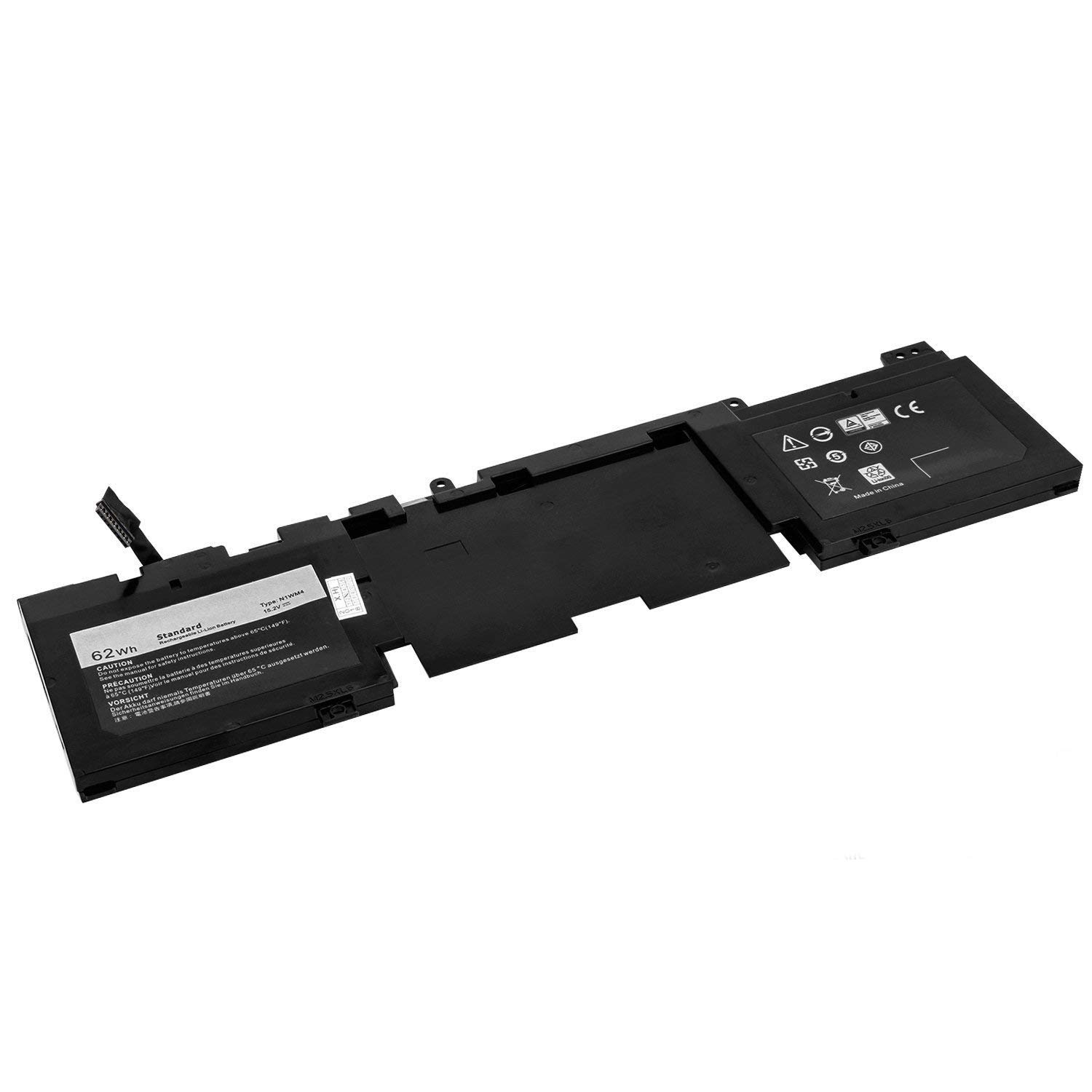 N1WM4 2VMGK 3V806 62N2T 2P9KD Laptop Battery Replacement for Dell Alienware 13 R2 13.3" ALW13ED-1708 P56G Series(15.2V 62Wh)