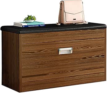 LOVOE Banco Zapatero, Multifuncion Banqueta De Almacenamiento, Alta