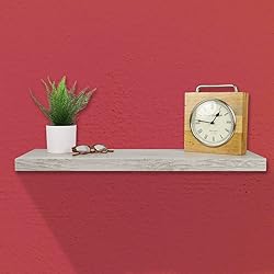 Home Basics MDF 30" Floating Wall Shelf