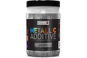 Simiron Metallic Additive Pigment Powder for Epoxy Resin/Casting Resin - Resin Art Supplies- Epoxy Floors - Metallic Pigment Powder for Makeup - Non-Toxic (Graphite, 32 oz)