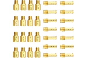 CashMuch For Mikuni VM Carburetor Main Jet Kit 30-Piece Set Compatible with VM18 VM20 VM22 VM24 VM26 VM28 VM30 VM32 VM34 VM36