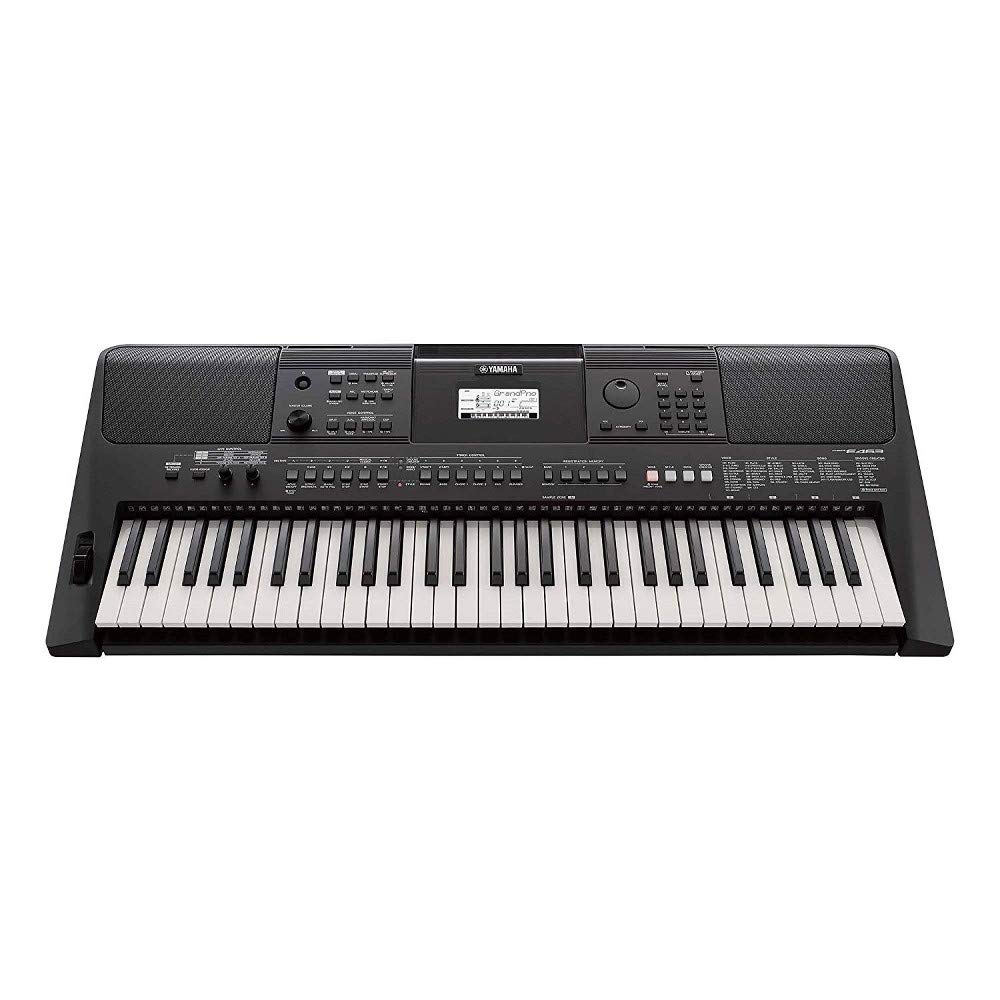 Yamaha PSR-E463 Keyboard Black - Portable Digital Keyboard for Beginners - 61 Keys & Various music styles
