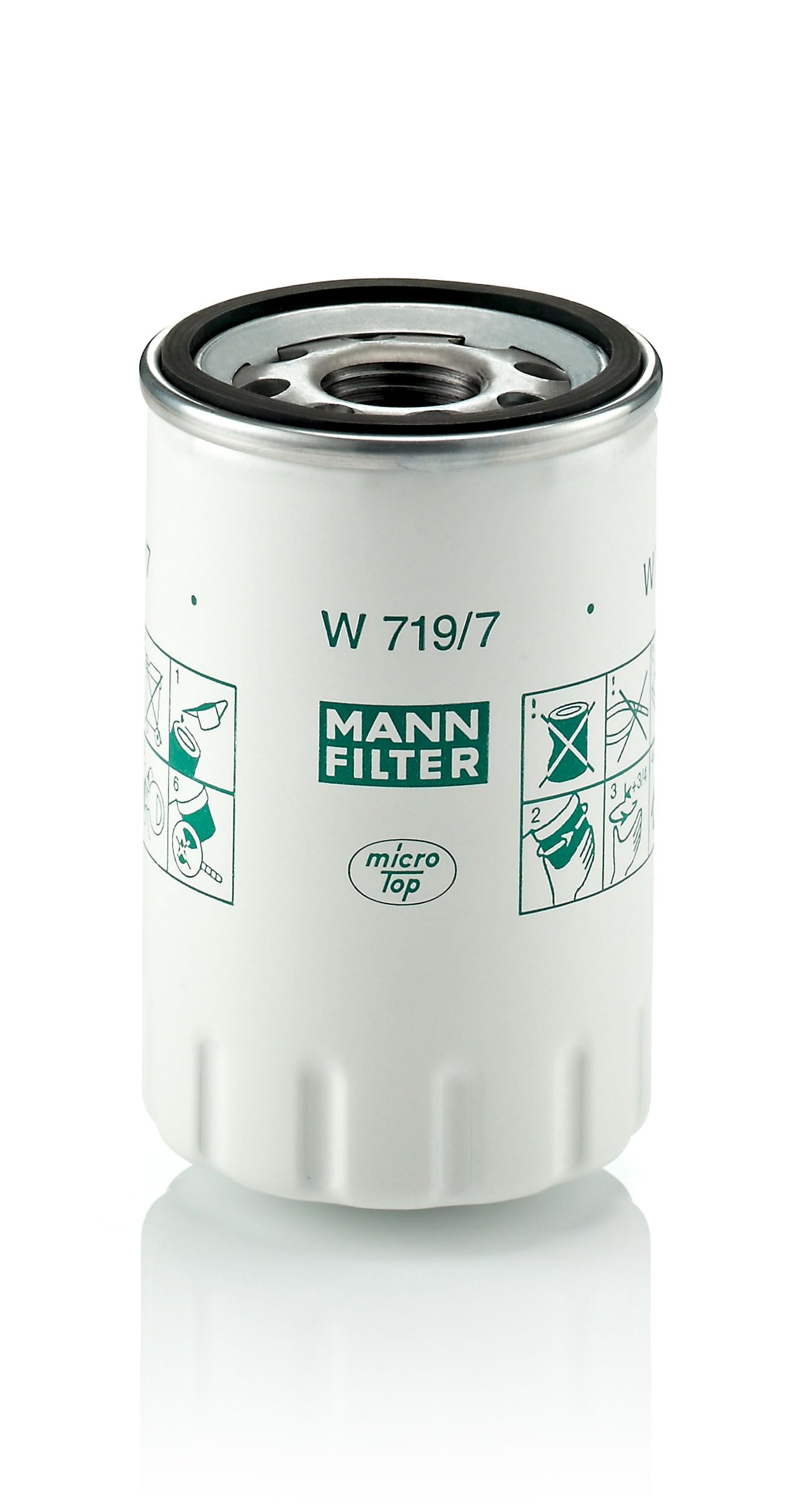 MANN-FILTER W 719/7 Oil Filter - for Cars + Transporters
