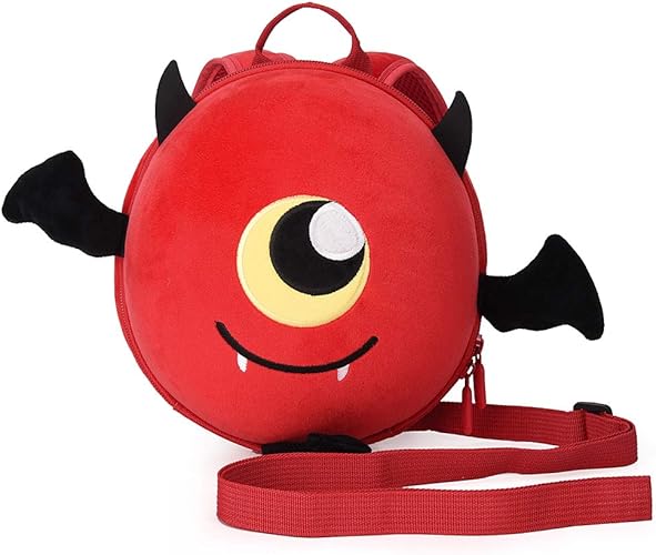 Amazon Happykids ベビーリュック 軽量 迷子防止ひも 可愛い 子供用リュックサック 小悪魔 幼児ハーネスリュック 公園遊びバック 1歳 4歳 Happykids リュックサック