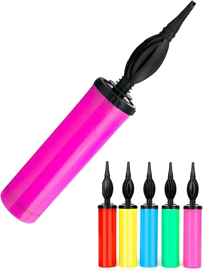 XEANCO Manual Balloon Pump Hand for Balloon Arch Kit Pink2