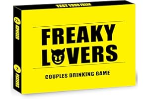 Trikendou Couple Drinking Game for Date Night to Test Your Freak, Fun Couple Game for Romantic Anniversary & Valentines Birthdays Gift (Freaky Lovers)