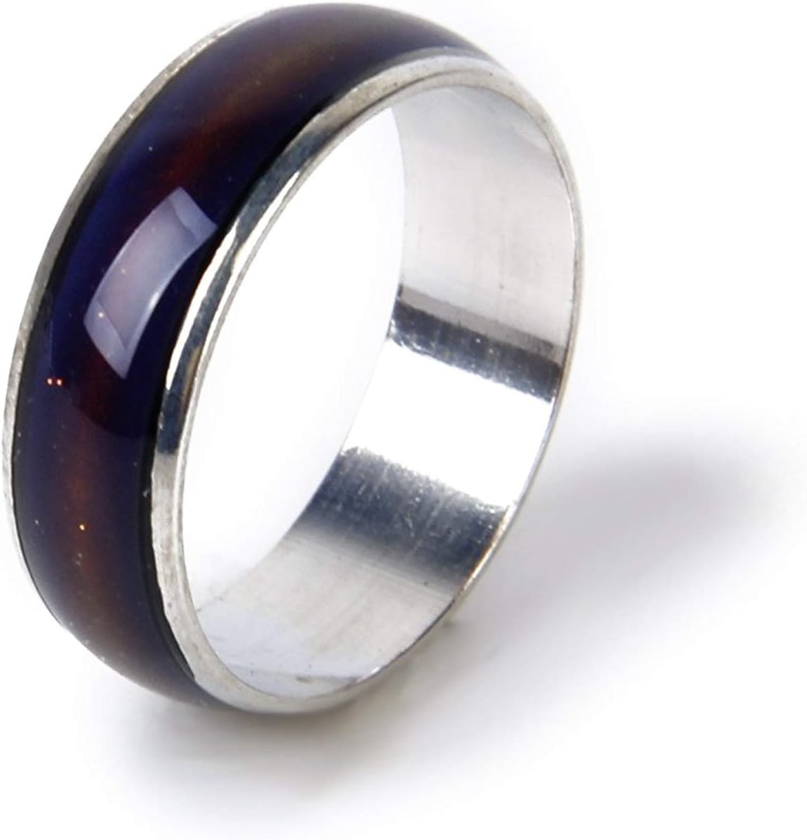Ndier Alloy & Crystal Emotion Feeling Mood Color Changeable Ring for Women
