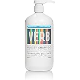 VERB Glossy Shampoo – Cleanses + Adds High Shine for Thick to Coarse Hair – Vegan, No Parabens or Harmful Sulfates