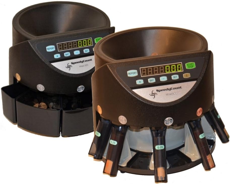 Automatic Coin Sorter, Counter, Wrapper Model 500 Coin