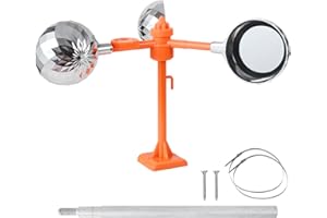 XINGTS Pigeon Deterrent,Bird Deterrents for Outside Patio,Reflective Spinning Bird Deterrent for Garden,Roof and Balcony,Woodpecker Deterrent Scare Devices,Best Way to Keep Pigeons and Birds Away