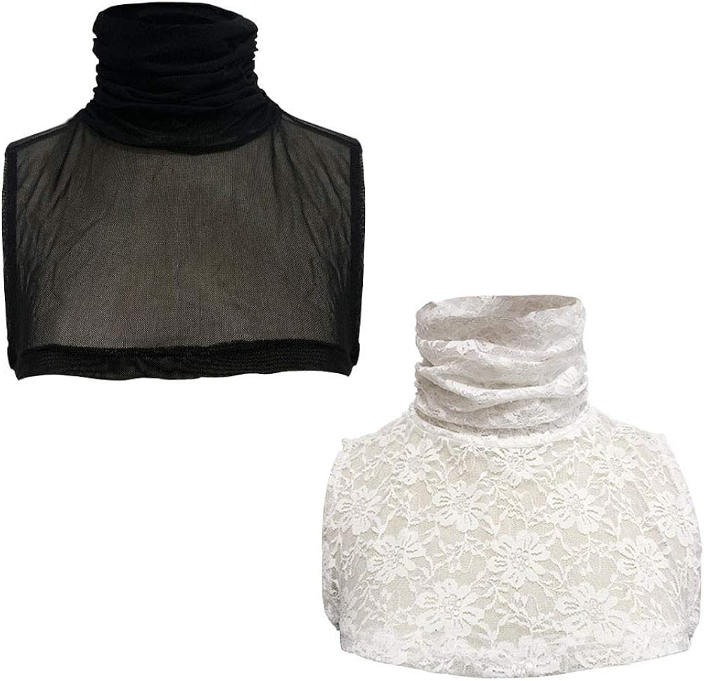 fake collar turtleneck