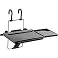 Mount-It! Car Table Tray with Adjustable Height and Tilt | Car Desk for Laptop FITS on Any Car Model and Steering Wheel | Holds Food, Drinks, Laptops, Tablets, Books and More! -