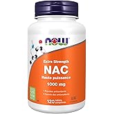 NOW Supplements, Extra Strength NAC (N-Acetyl-Cysteine) 1,000 mg, Provides Antioxidants, Promotes Formation of Gluthione, 120
