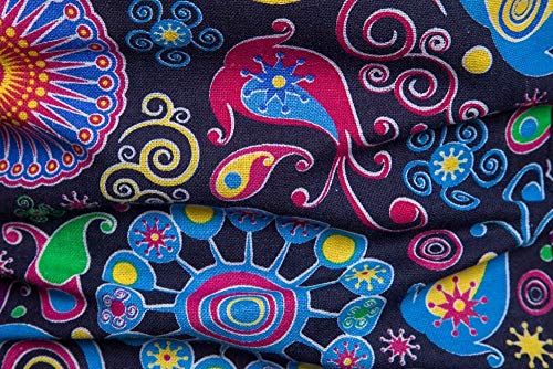 Realdo Mens Bohemian Shirt, Business Casual Boho Slim Long Sleeve Fit Print Blouse Top T-Shirt - Thumbnail 2