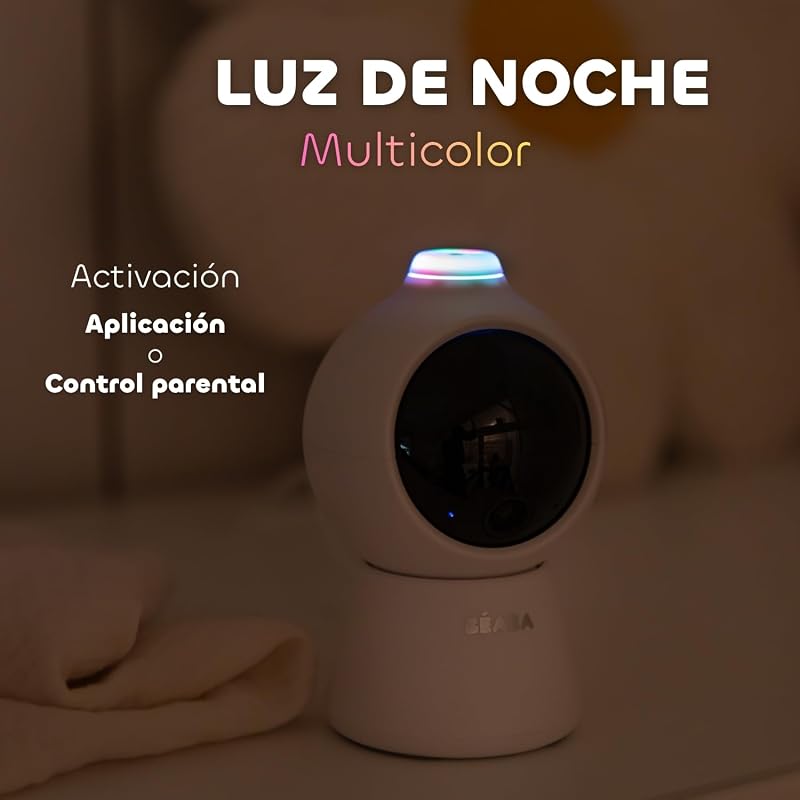 Zen Smart AI – Cámara Adicional Para Vigilabebés Con Video 360° Full QHD 4MP, Inteligencia Artificial, Detección De Giro, Visión Nocturna, App Móvil, Walkie Talkie, VOX, Luz Nocturna