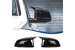 XPHAZZ Side Mirror Covers Compatible with BMW X3 G01 X4 G02 X5 G05 2PCS-Set Gloss Black
