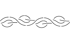 Quilting Creations Leaf Border Quilt Stencil, 1-1/2" x 13"