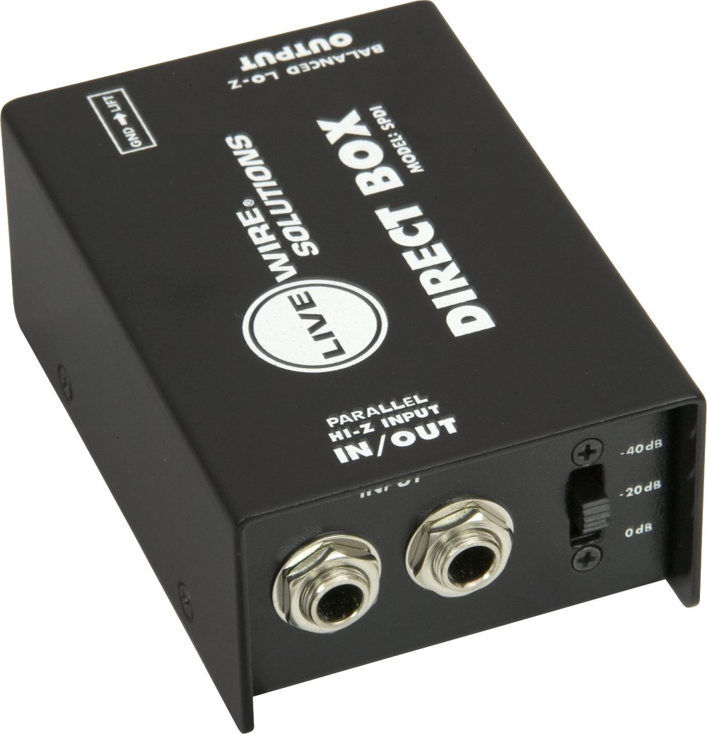 Amazon.com: Livewire SPDI Passive Direct Box with Attenuation Pad: Musical  Instruments