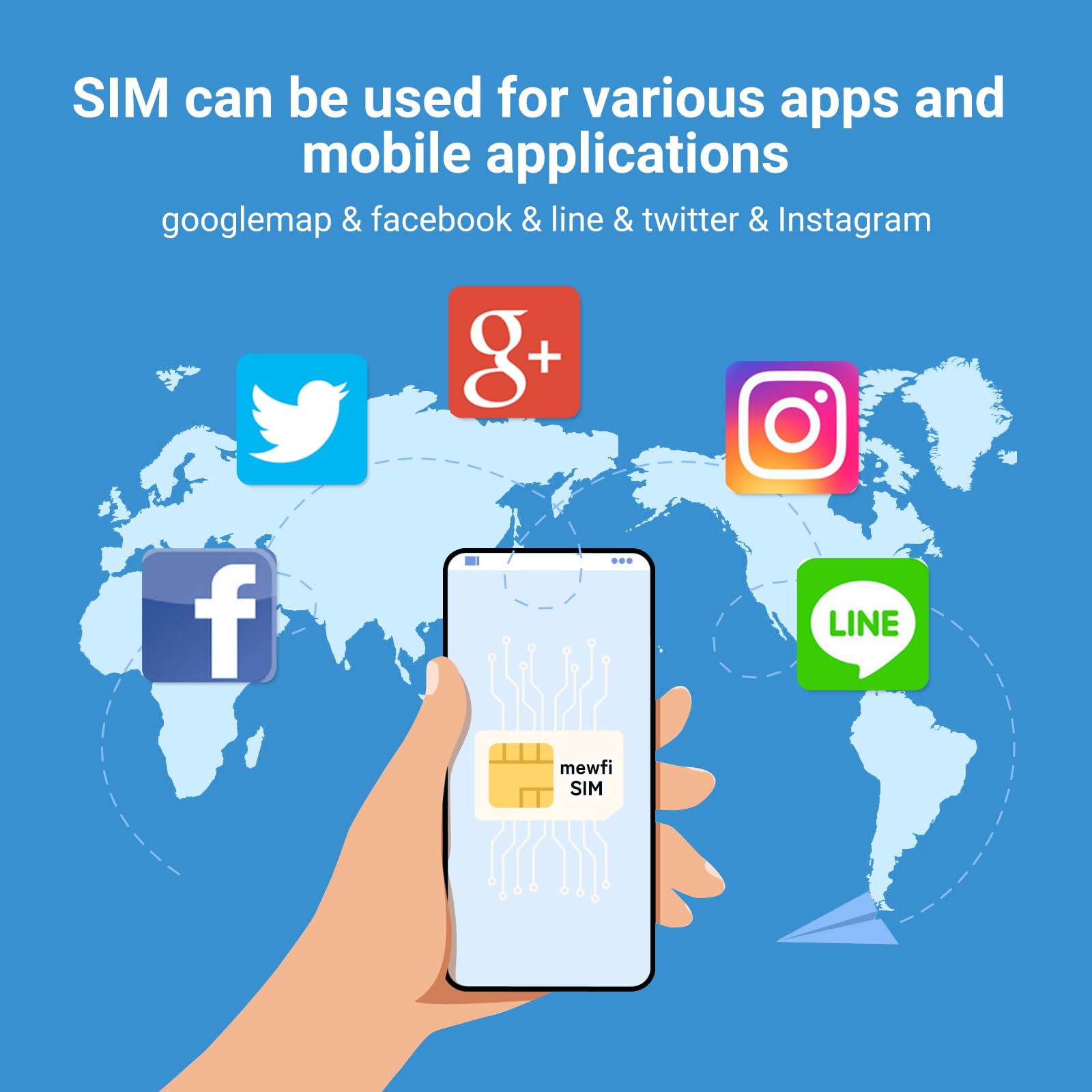 Korea SIM Card 30Days 10GB - Easy Activation & 24/7 Whatsapp Support - for Unlocked Smartphones - Use Google, Instagram, Twitter