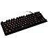 HyperX Alloy FPS Pro - Tenkeyless Mechanical Gaming Keyboard - 87-Key, Ultra-Compact Form Factor - Linear & Quiet - Cherry MX Red - Red LED Backlit (HX-KB4RD1-US/R1)