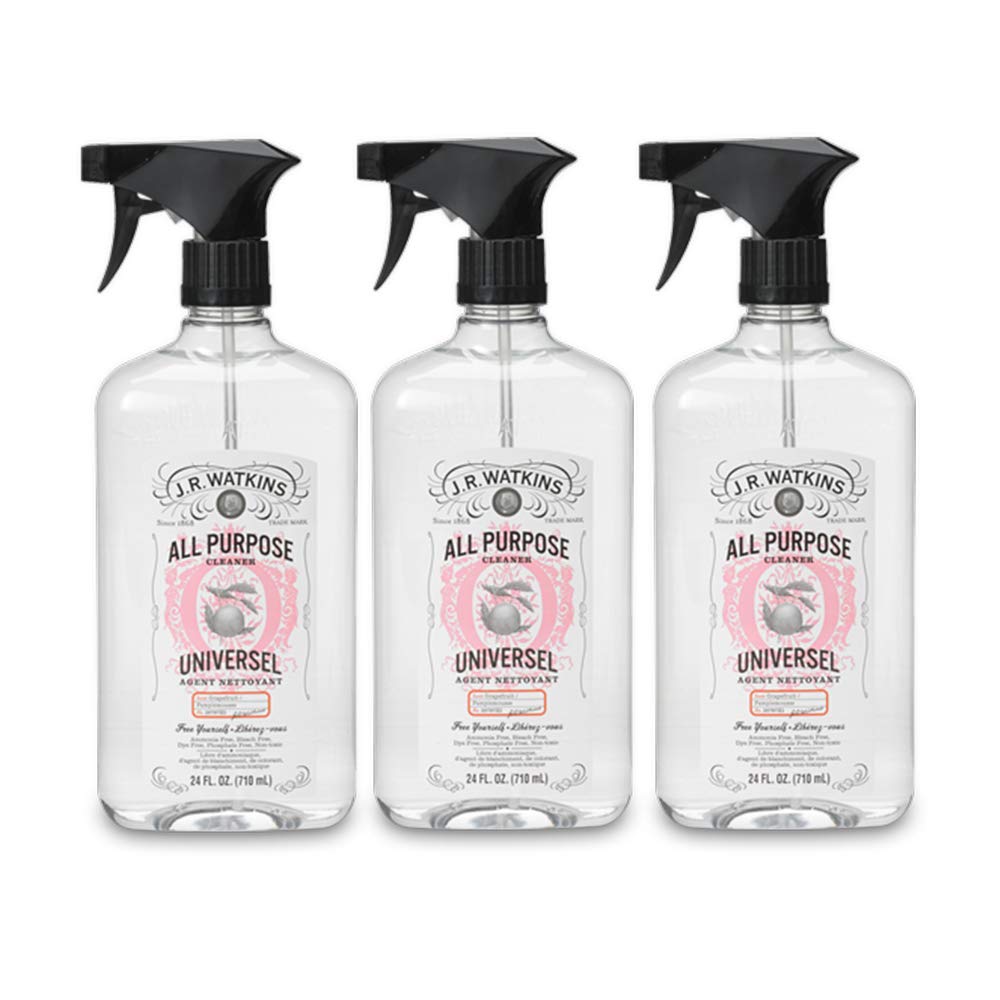 J.R. Watkins All Purpose Cleaner, 24 fl oz, Grapefruit (3 pack