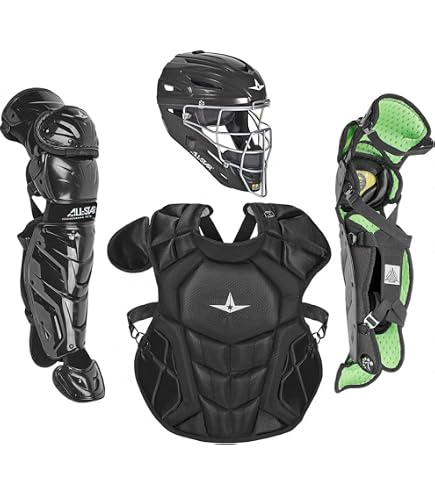 Amazon.com : EvoShield SRZ-1™ Baseball Catcher's Gear Kit- Black