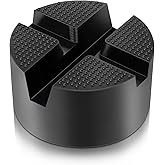 DEDC Jack Rubber Pad, Universal X-Slot Jack Pad Rubber, Disk Floor Jack Adapter, Pinch Weld Side Jack Pad, Frame Rail Protect