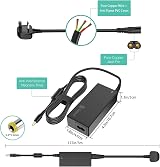 Gonine 12V 5A 60W AC/DC Power Adapter Universal 100-240V Plug & 10 Connectors view 2