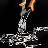 Meccion Heavy Duty 8in Bolt Cutter CR-V Mini Wire Cable Cutter with Soft Grip view 3