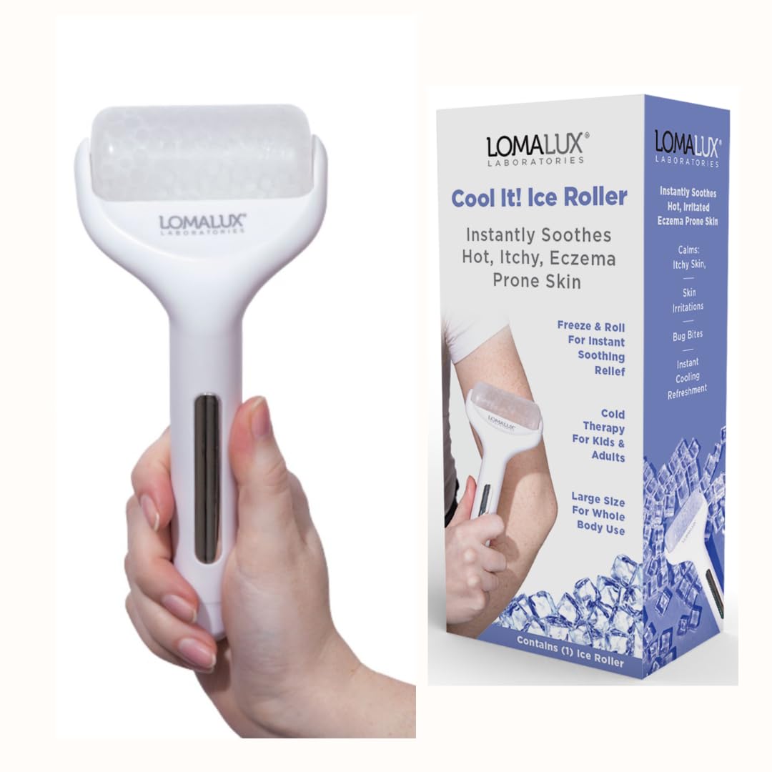 Loma Lux Cool IT! ICE Roller - Whole Body Cold Therapy Temporarily Relieves Skin Itch, Skin Irritation, Eczema, Skin Rashes, Minor Burns, Sunburn