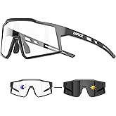 KAPVOE Kids Baseball Sunglasses Youth Photochromatic or Polarised Cycling Sunglasses for Boys Girls UV400 TR90 Frame K9031