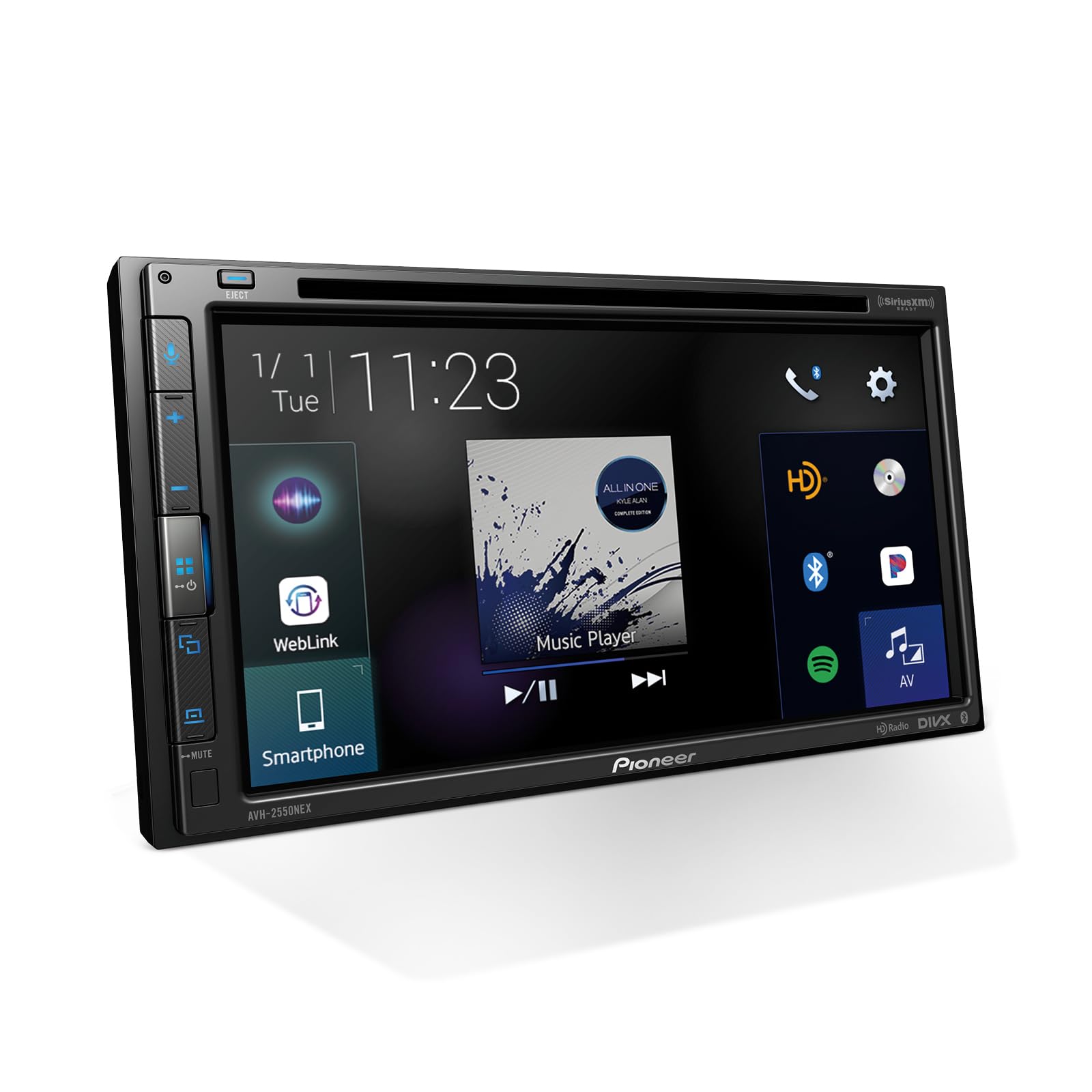 Photo 1 of Pioneer AVH-2550NEX 6.8" Capacitive Touchscreen, Double Din – Wired Apple CarPlay & Android Auto, Bluetooth, Backup Camera, SiriusXM, HD Radio, FLAC, Hi-Volt RCA