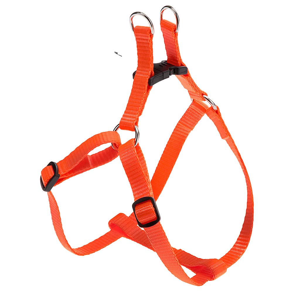 Ferplast Small Dog Harness EASY XXS, Adjustable Cat Harness, Easy to Wear, 28-38 cm. Orange — image 1