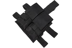 Tactical Drop Leg Magazine Pouch for AK AR AR15 5.56mm Double 5.56mm Mag Holster Thigh Drop Magazine Bag Hunting Pack