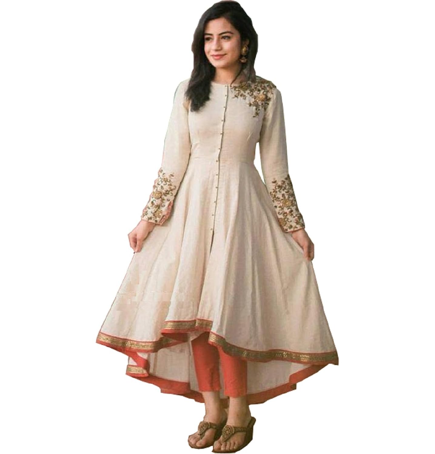 sai creation women's unstitched silk dress material (x44_002_black_free size)