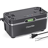 Cleartide Condensate HVAC Pump, Ultra-Quiet 25dB, 1/30 HP 144 GPH, Automatic Condensate Removal Pump with Safety Switch for Air Conditioner/Furnace/Dehumidifier/Ice Machine, 27.8FT Head Height
