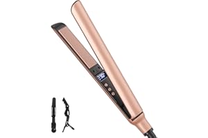 Mini Hair Straightener, Ceramic Small Straighteners for Long & Short Hair, Mini Flat Irons Quick Styling Tool Dual Voltage fo